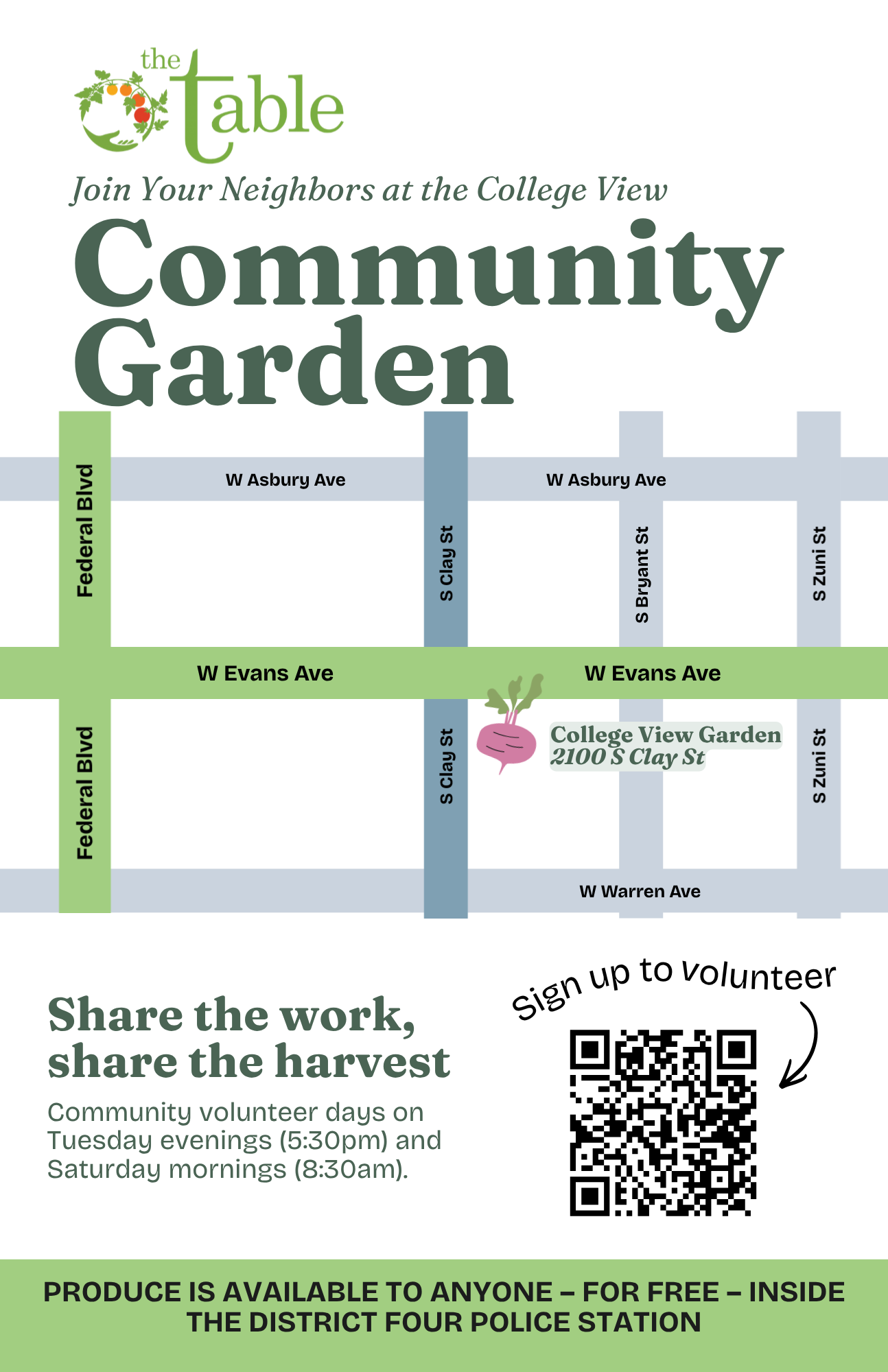 Neighborhood Mailer for a Local Farm